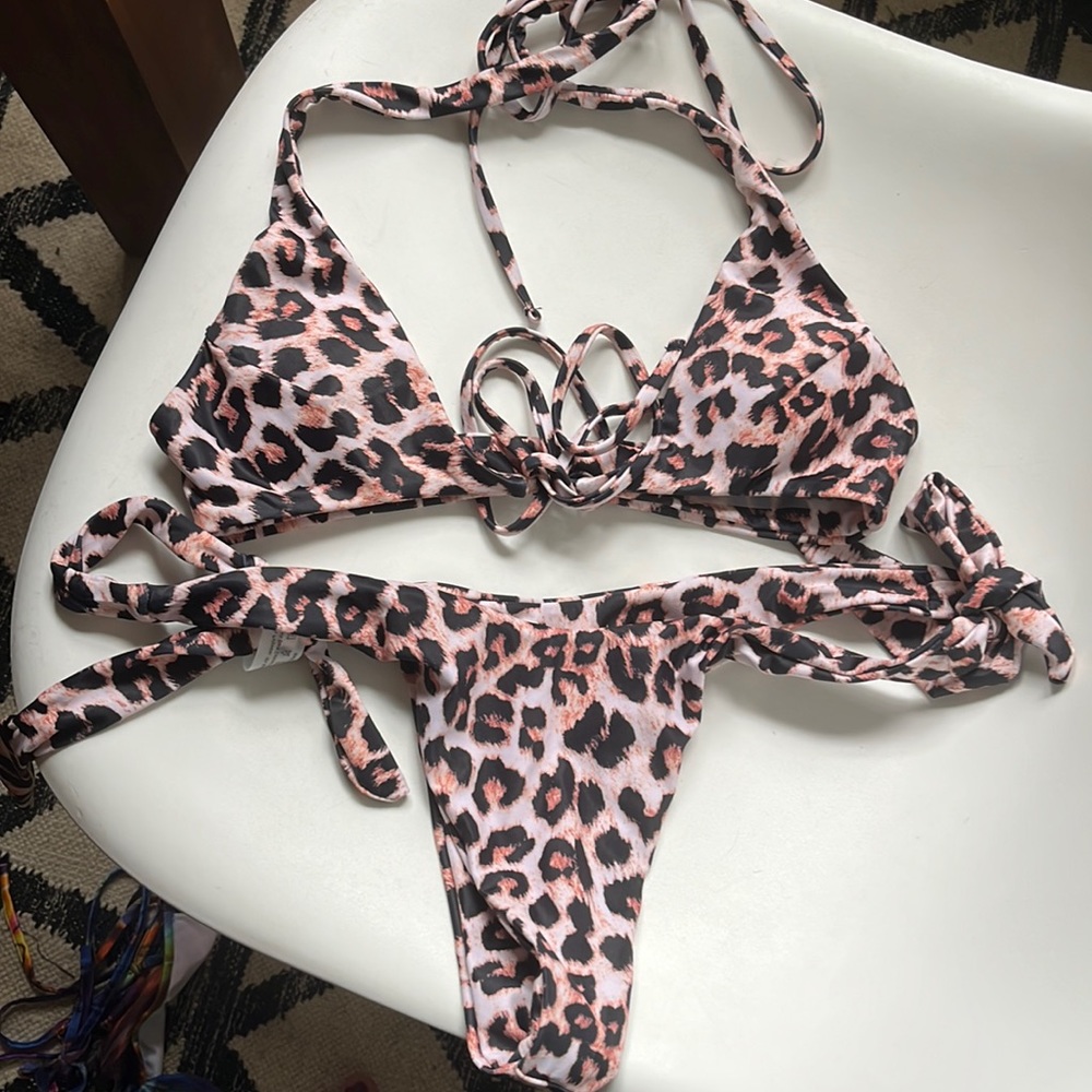 Shein leopard bikini